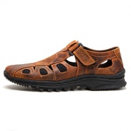Sepatu Sandal Pria Casual Kulit Anti Slip Fordza