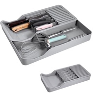 Knife Organiser 11 Knives Kitchen Knife Holder Storage Box Double Layer Can Be Pulled Out Store Kniv