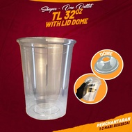 TL 32oz Big Cup Inc Dome Gelas Size Besar Giant Cup Thailand PP Cup 1000 pcs