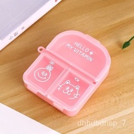 YQ35 Cute Small Medicine Box Portable Portable Pill Box Travel Medicine Separating Box Storage Box Mini Small Sized Mult