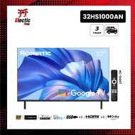 ใหม่ Aconatic ทีวี 32 นิ้ว LED HD Google TV รุ่น 32HS1000AN ระบบปฏิบัติการ Google/Netflix & Youtube