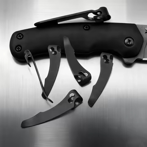 Custom Fit Titanium Back Clip for Cold Steel Recon1 Durable Replacement Pocket Clip Knife Part