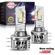 Car LED Headlight Bulb H15 12V 6000K White 2 Pieces 1 Year