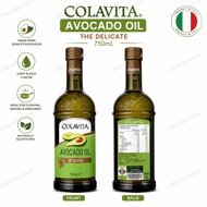 Colavita Avocado Oil 750ml Product of Italy Premium Cooking Oil for Frying Baking Salad Dressing Nat