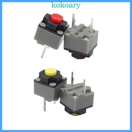 KOK 10Pcs Kailhs Silents Button Mouse MicroSwitch 6x6x7 3mm 10 Million Clicks for Quiet Environment