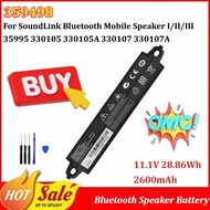 359498 11.1V 2600mAh Bluetooth Speaker Battery for SoundLink Bluetooth Mobile Speaker Ⅰ/Ⅱ/Ⅲ 35995 33