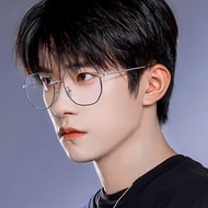 Ultra-Lightweight Large Frame Myopia Glasses For Men With Trendy Degrees Domineering Gangster Handso