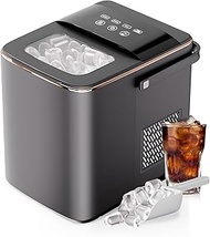 Lerway Countertop Ice Maker, Compact Bullet Ice Cube Maker, 12kg/26 lbs in 24H, Self-Cleaning Nugget
