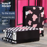 luggage cover protector Thickened wear-resistant luggage case protective cover pull rod luggage case