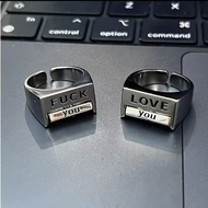 Creative Express Mood Opening Ring for Men Women Mood Switch Rings Unisex Jewelry Accessories