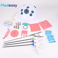 Laparoscopic Simulator Training Box Instruments Camera Needle Holder with 4 laparoscopic instruments