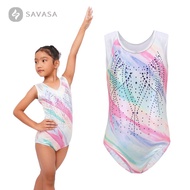 Savasa Alba Gymnastics Leotard Kids - Rainbow Children's Gymnastics Clothes