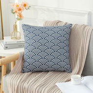 Japanese Zephyr Pillow Case Sofa Throw Pillow Cover Flax Wind Imitate Linen Fabric