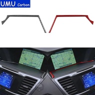 For Honda Accord 2014 2015 2016 2017 Carbon Fiber Car Accessories Center Console Navigation Border D