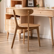 Loft Home Scandinavian Oak Wood Dining Chair ELM