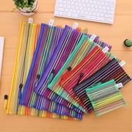 Rainbow Zipper Bag/Pencil Bag/Document Bag A6 A5 A4