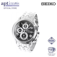 [Aptimos] Seiko Criteria SNAB79P1 Black chronograph Dial Men Quartz Bracelet Watch