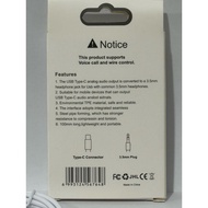 [SO-477] J-030 Type-C to 3.5mm Aux Audio Adapter Cable