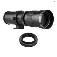 Fast Ship Camera MF Super Telephoto Zoom Lens F/8.3-16 420-800mm T Mount with Adapter Ring Universal