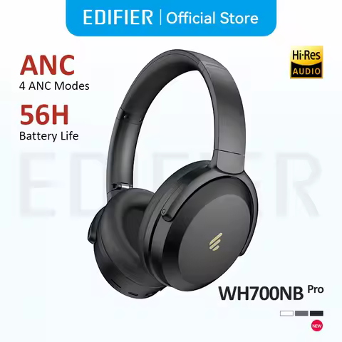 Edifier WH700NB Pro Wireless Hybrid ANC Headphones Bluetooth V5.4 Hi-Res Over-Ear Headset Multi-poin