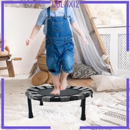 [Colaxi2] Mini Trampoline Round Trampoline Diameter 23.62inch Quiet Portable Compact Jump Bed Folding Trampoline for Toy Indoor Outdoor