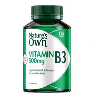 Nature's Own Vitamin B3 500mg 120 Tablets Original 100%