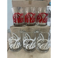 Coke Glass With Colorful Handle