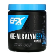 New EFX Kre-Alkalyn, PH Correct Creatine Monohydrate, Patented, Gain Strength, Build Muscle, Blue Fr