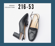 รองเท้าเเฟชั่นผู้หญิงเเบบคัชชูส้นปานกลาง No. 216-53 NE&amp;NA Collection Shoes
