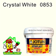 0853 crystal white 🔥READY STOCK🔥 7L JOTUN Jotaplast Max Paint Interior Undercoat Wall Ceiling Cat Pu