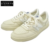 New Balance x AURALEE CT500AL Vintage Ivory Leather Sneakers, Size 26.5 (Used)