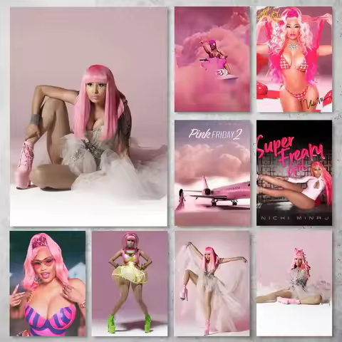 Nicki Minaj Pink Friday POSTER Poster Prints Wall Pictures Living Room Home Decoration Small
