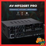 Sunbuck Audio Amplifier Bluetooth HiFi USB Adjustable USB MP3 FM 1000W - AV-MP326BT PRO