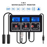 Detector ORPPH-218// 7 in 1 EC Conductivity Fish Tank/PH Meter Water Quality Tester Online CFTDS C8I