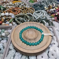 6.4mm Natural Blue Amazonite Beads Bracelet – Soothing and Elegant Gemstone Jewelry