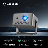 Magcubic HY450GT Smart Projector 4K Google TV 1400ANSI official Netflix 1080P YouTube 15W Speaker