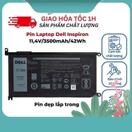 Dell Inspiron 5568 5368 5378 5567 5578 WDX0R WDXOR Laptop Battery Internal Flat Battery 42Wh