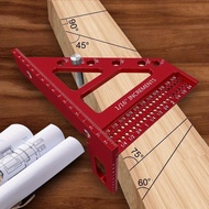 3D Multi-Angle Measuring Ruler Precision Woodworking Right Angle Ruler Angle Ruler Triangle Ruler Sc