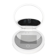 Zyyini UV Mirror, 3.5 Inch Travel Compact Mirror with UV Camera for Sunscreen Test, 2X Magnification