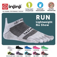 Injinji RUN 2.0 Series DesignFit System Ultra-thin Run Lightweight No Show Unisex Toe Socks