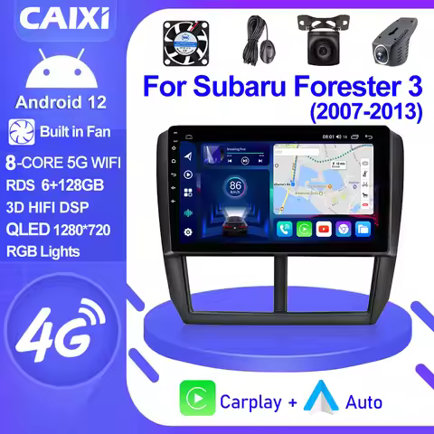 CAIXI GX9 Carplay 2din Android 14 Car Radio Multimidia Video Player Navigation GPS Stereo For Subaru