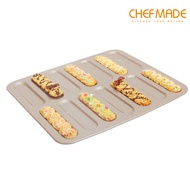 CHEFMADE Non-stick Lightning Eclair Mould Golden Lightning Puff Mold Finger Biscuit Long Strip Mold 
