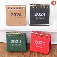 2024 Mini Desk Flippable Calendars / Creative Student Paper Calendar Daily Schedule Planner School Home Office Supplies