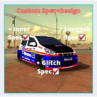 Car Parking Multiplayer Myvi Design Custom limited units