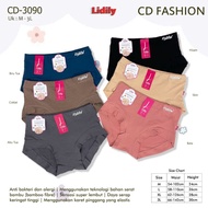 KATUN Lidily 3090 Cool Cotton || 3pc, 6pc, 12pc || Cd/ Panties Cotton material, semi-Maxi pattern, D