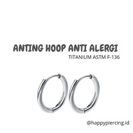 9mm hoop earrings ASTM F-136