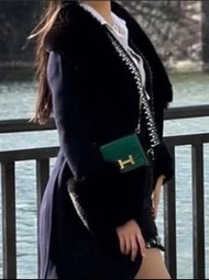 祖母綠鱷魚皮 Hermès Constance wallet Crocodile Handbag