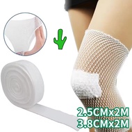 1 Roll 2.5cm*2m/3.8cm*2m Net Elastic Bandage/Elastic Bandage Net/Set Fixed Net Joint Bandage/Net Ban