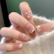 10片分码甜妹学生党腮红渐变KITTY猫短款猫眼穿戴甲10 pieces of split size sweet girl student party blush gradient K73xb4lbc