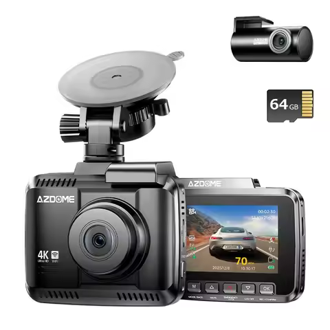 AZDOME GS63H Pro Dash Cam 4K Dual Channel Car Video Recorder GPS Camera DVR Drive Recorder Dash Cam